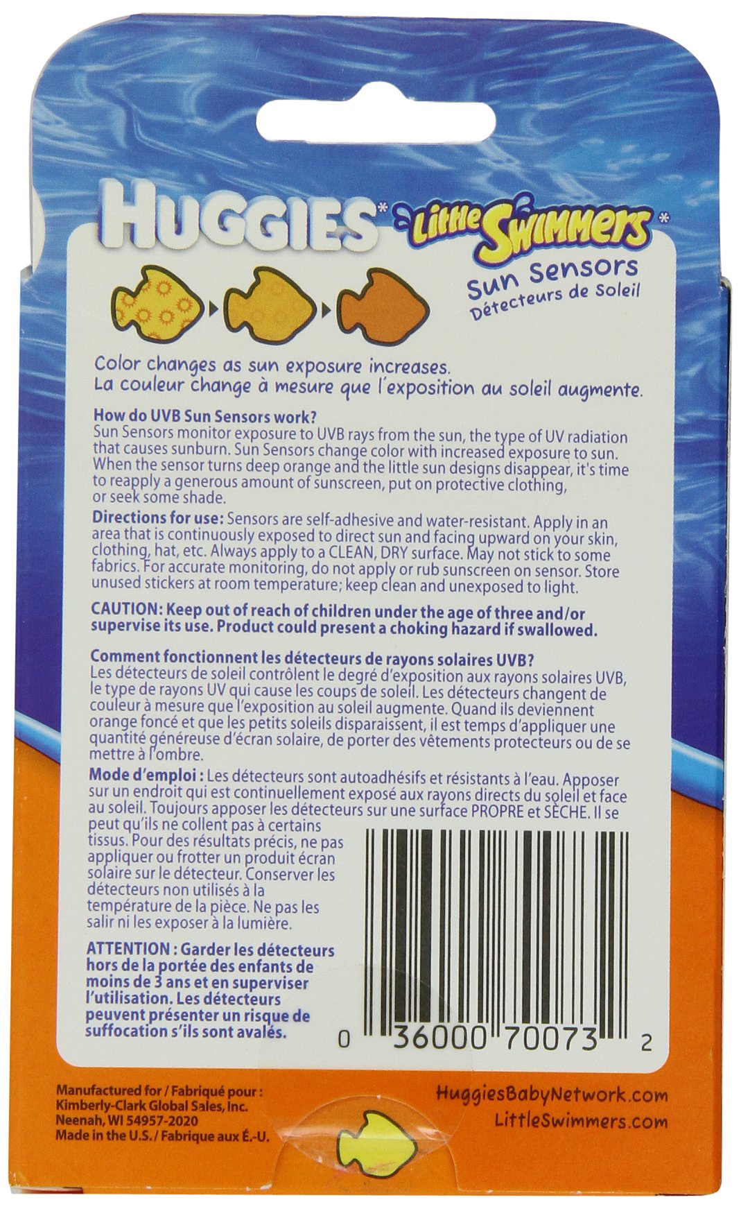 Huggies Little Swimmers Sun Sensors - 24 Pack