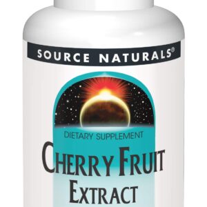 Source Naturals Cherry Fruit Extract, Natural source of flavonoids That act as antioxidants*, 500 mg - 180 Tablets