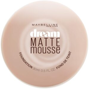 maybelline new york dream matte mousse foundation, creamy natural, 0.64 oz.