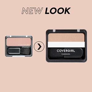 COVERGIRL - Cheekers Blush, Soft, blendable, lightweight formula, easy & natural look, 100% Cruelty-Free