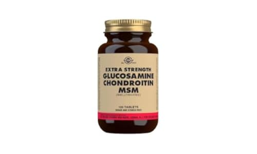 Solgar Triple Strength Glucosamine Chondroitin MSM, 120 Tablets - Promotes Healthy Joints, Supports Comfortable Movement - Shellfish Free - Gluten Free, Dairy Free - 60 Servings