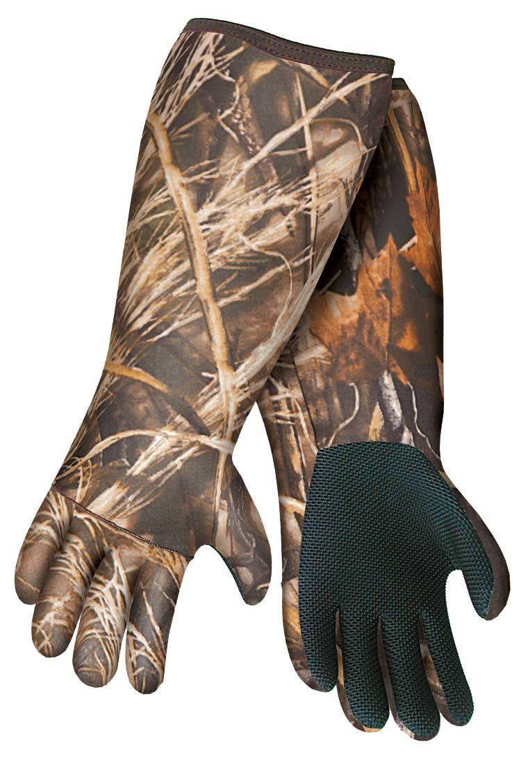 Allen Company Hunting unisex-adult Waterproof Decoy Gloves, 18" Neoprene, Realtree MAX-5 Camo