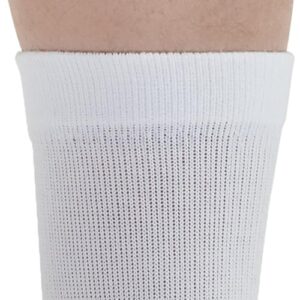 Ames Walker AW Style 130 Coolmax 20-30 mmHg Firm Compression Crew Socks White Large