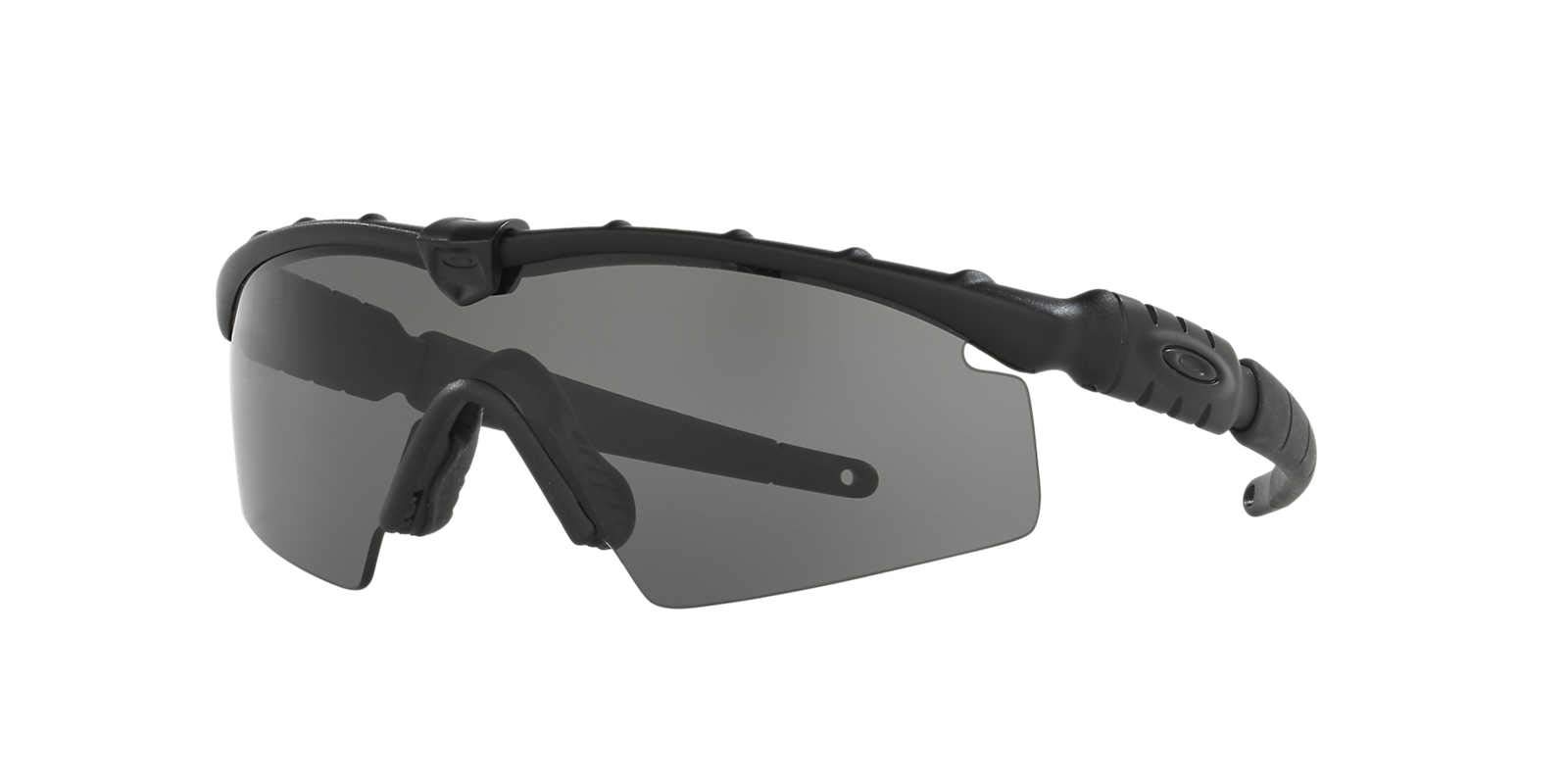 Oakley Men's Oo9046 M Frame 2.0 Strike Shield Sunglasses, Matte Black/Grey, 30 mm