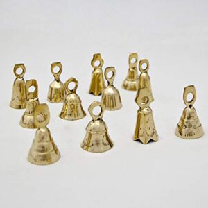 India Arts Two Dozen Assorted 2" Brass Bells