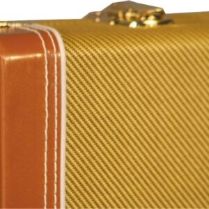 Gator Cases Deluxe Wood Standard Fits Fender Stratocaster/Telecaster Electric Guitar Case (GW TW)