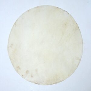 doumbek goat skin head, clean 14 inch goatskin round from pakistan