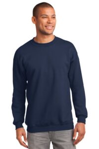 port & company men's ultimate crewneck sweatshirt 3xl navy