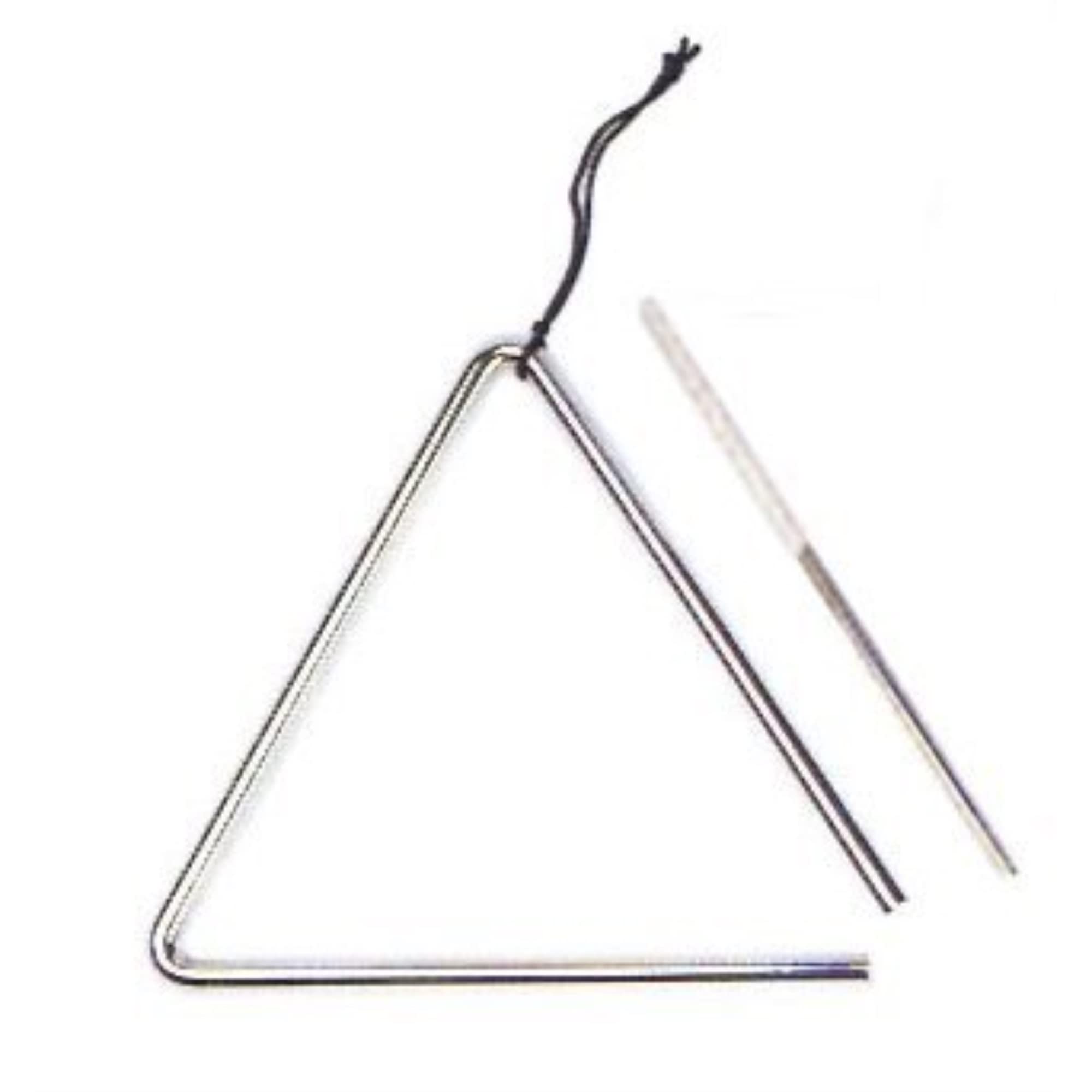 DD 6" Music Percussion Triangle, Striker, Holder & Case