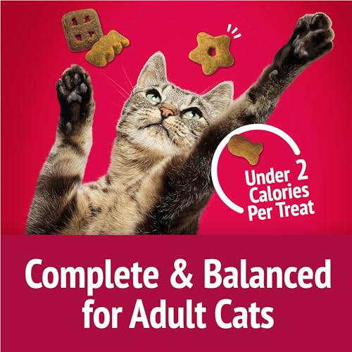 Purina Friskies Cat Treats, Party Mix Mixed Grill Crunch - (Pack of 10) 2.1 oz. Pouches