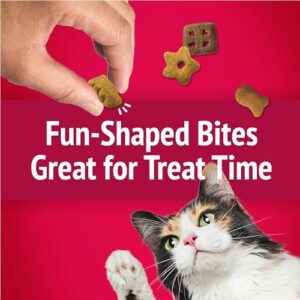 Purina Friskies Cat Treats, Party Mix Mixed Grill Crunch - (Pack of 10) 2.1 oz. Pouches