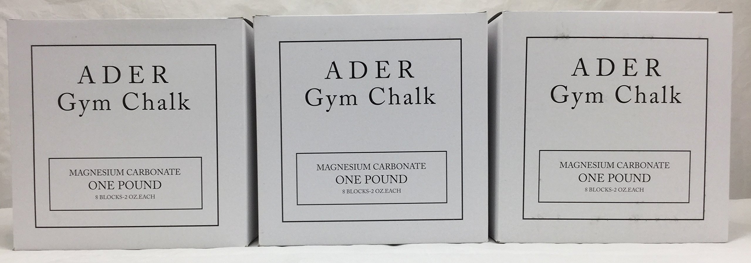 Ader Sporting Goods Gym Chalk 3 Lbs (24 Blocks)