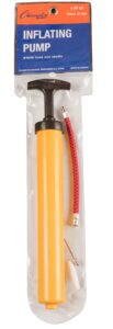 champion sports ip12 plastic hand pump, 12 inch, yellow