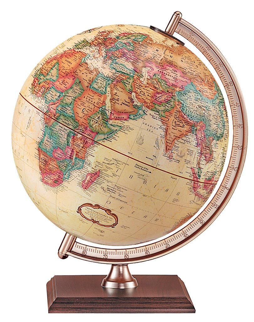 Replogle Globes Forester Globe, Antique Ocean, 9-Inch Diameter, Small, Multi