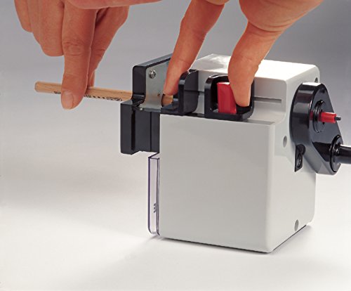 Dahle 166 Premium Pencil Sharpener w/Point Adjuster & Automatic Cutting System, Accepts Graphite & Oversized Artist Pencils