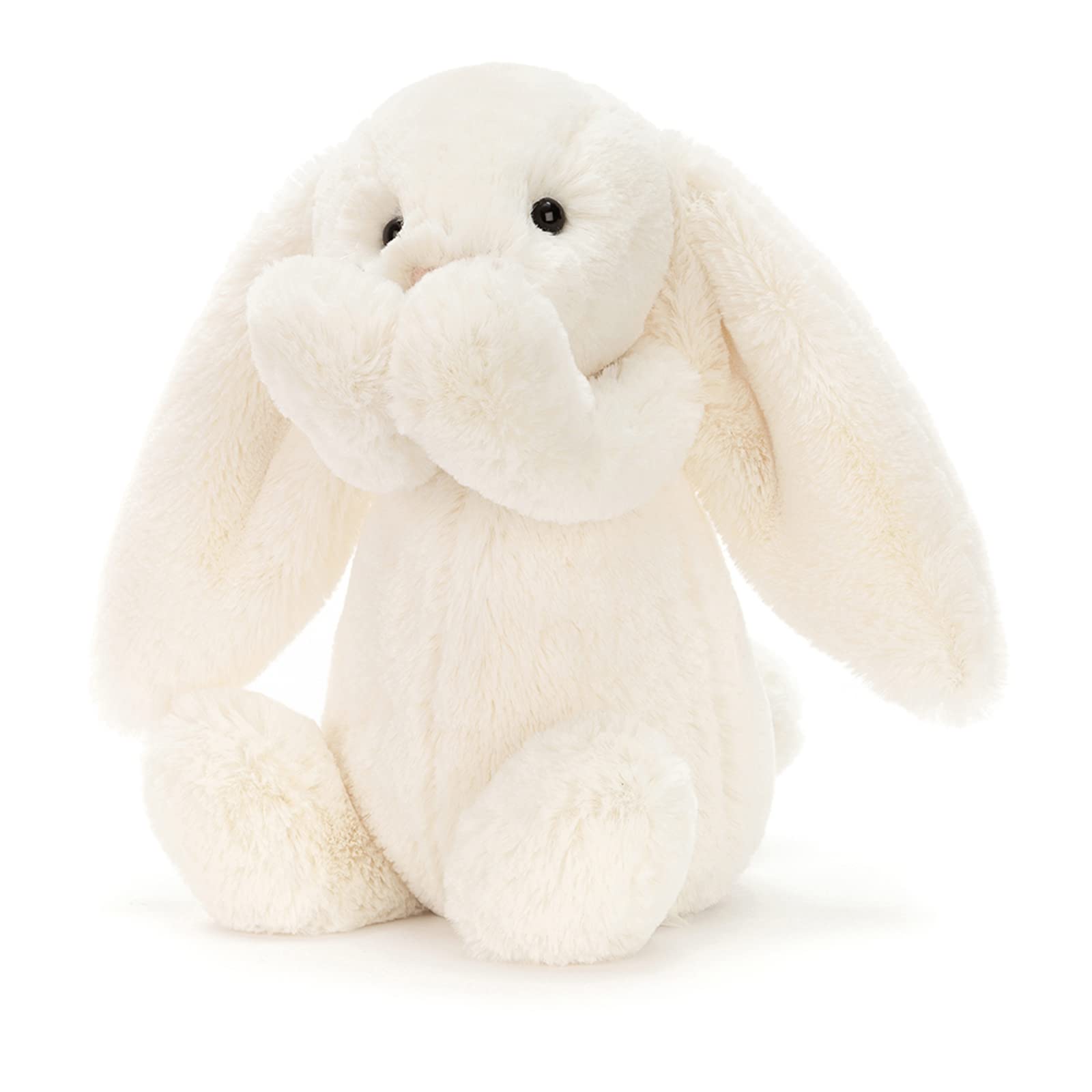 Jellycat Bashful Cream Bunny Stuffed Animal, Medium, 12 inches