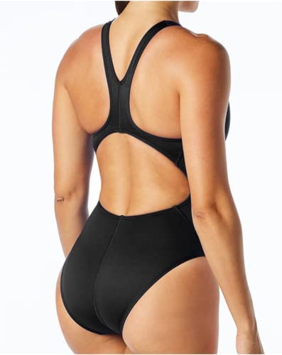 TYR womens Swimsuit Tyreco Maxfit, Black, 42 US