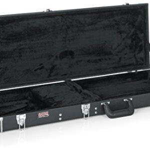 Gator Cases Deluxe Wood Case for Electric Guitars (GW-ELECTRIC),Black