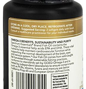 SPECTRUM ESSENTIALS Fish Oil Omega 3, 5 Pounds