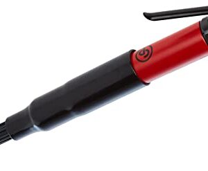 Chicago Pneumatic CP7120 Air Powered Adjustable Needle Scaler and Chisel, 4,600 BPM, Red