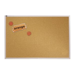 Quartet Natural Cork Bulletin Board 4 x 8 Feet, Aluminum Frame (ECKA408)