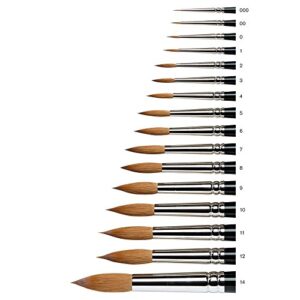 Winsor & Newton Series 7 Kolinsky Sable Brush, Round SH #00