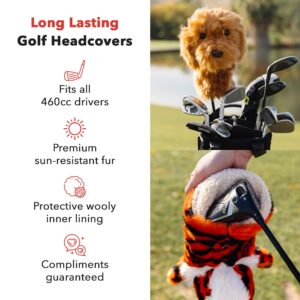 Daphne’s Elephant Driver Headcover | Premium Driver Headcovers | Funny Golf Club Covers | Stylish Protection for Your Clubs | Men's Golf Gear | Driver Headcover for Men and Women