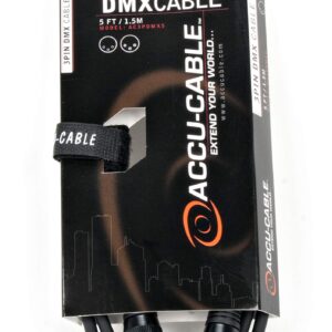 Accu Cable AC3PDMX5 Stage and Studio Power Cable, Short