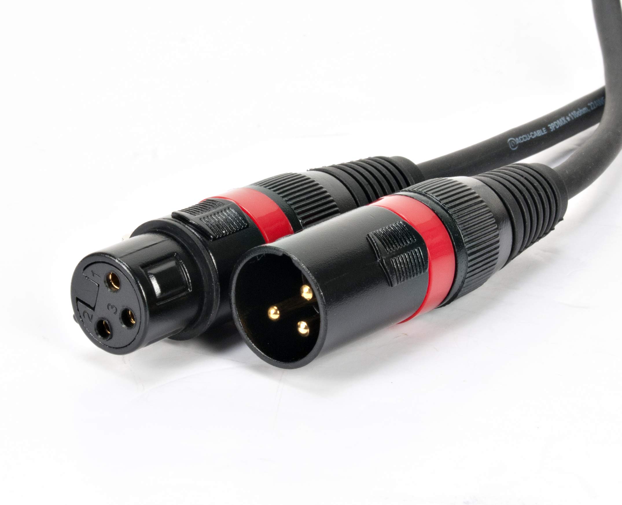 Accu Cable AC3PDMX5 Stage and Studio Power Cable, Short