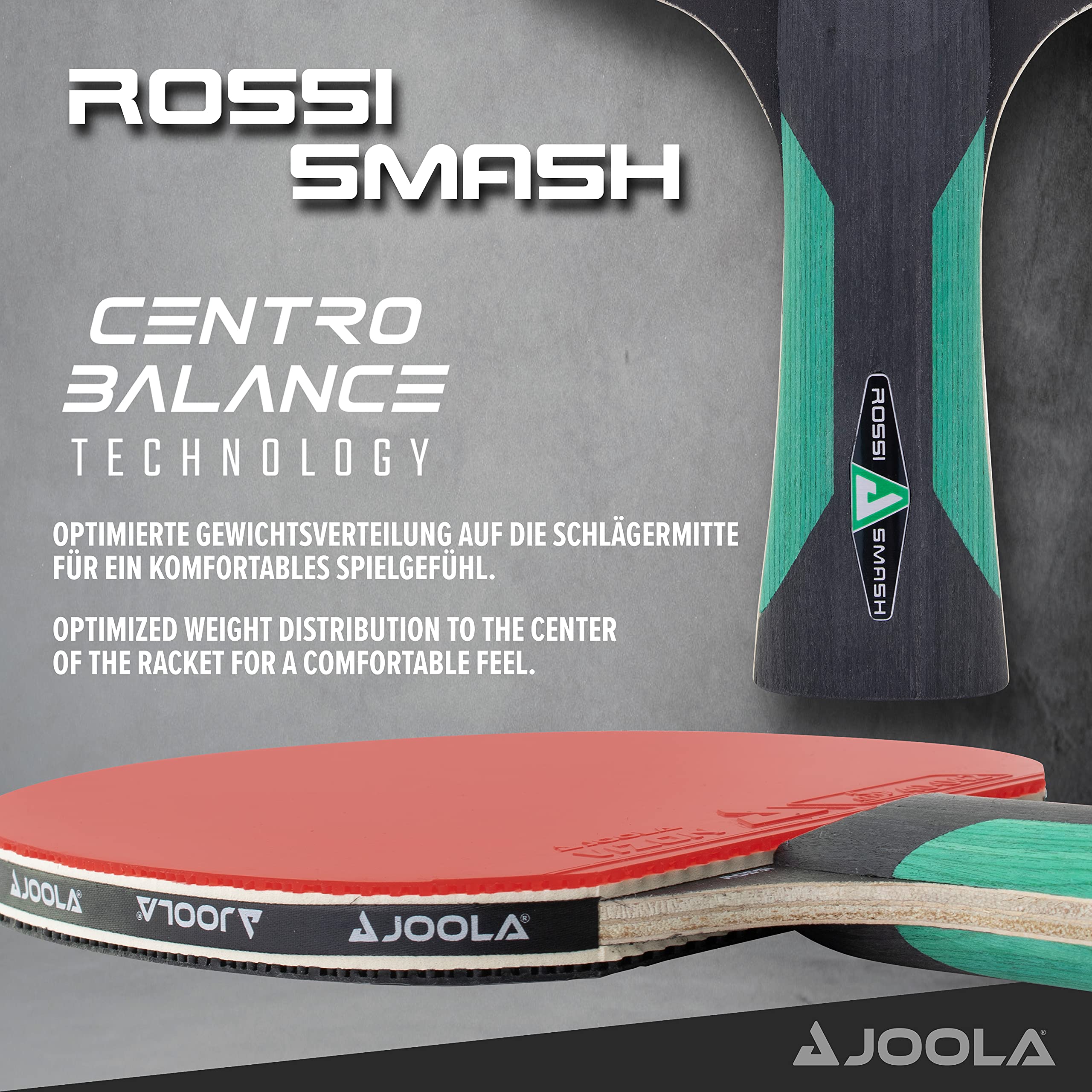 JOOLA Rosskopf Smash Recreational Table Tennis Racket