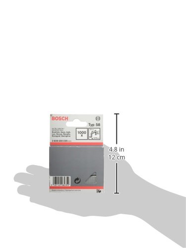 Bosch 2609200235 Fine Wire Staple 8x13mm 1000 Pcs