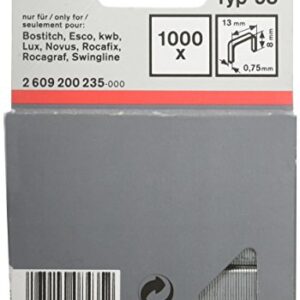 Bosch 2609200235 Fine Wire Staple 8x13mm 1000 Pcs