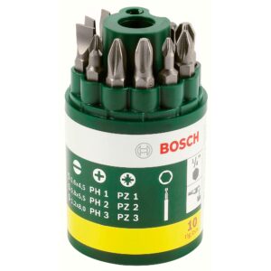 bosch 2607019454 screwdriver bit set 10 pcs