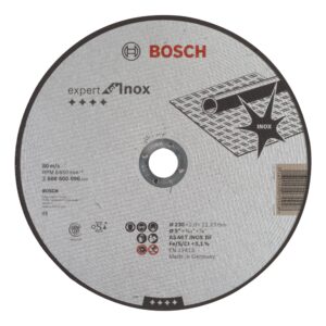 Bosch INOX 2608600096 Sanding Accessories Cutting Disc 230 x 2 mm Straight