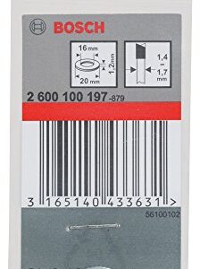 Bosch 2600100197 Reduction Ring, 0 V, Silver/White, 20 x 16 x 1.2 mm