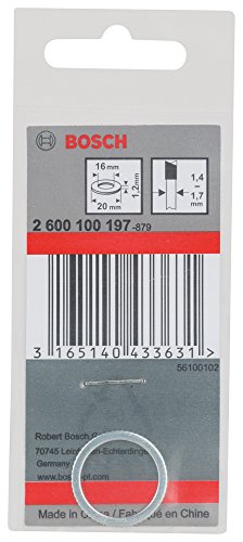 Bosch 2600100197 Reduction Ring, 0 V, Silver/White, 20 x 16 x 1.2 mm