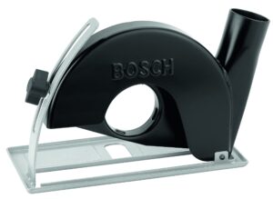 bosch accessories guide slides with suction connection for chainsaw (diameter 115/125 mm, angle grinders accessories) grey