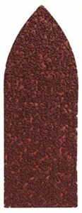 bosch 2608605166 delta sanding sheets with wood-paints, velcro type, 32mm, p40 grit, red, pack of 5