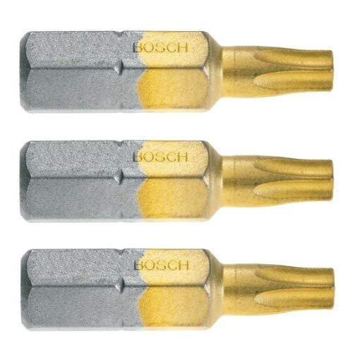 Bosch 2607001693 Maxgrip Screwdriver Bit, T25, 25mm Length, Blue