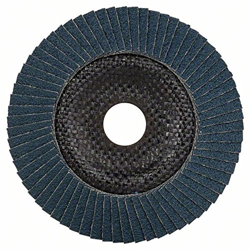 Bosch Professional 2608606717 Flap disc X551, Expert for Metal 125 mm, 22.23 mm, 60, Black/Brown