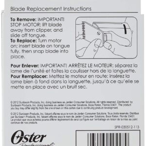 Oster Professional 76918-086 Size 1 Hair Clipper Replacement Blade 2.44 mm