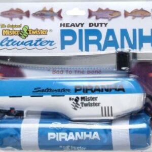 Mr. Twister MT-1208 Mr Twister SW Piranha Knife, One Size, White, Blue