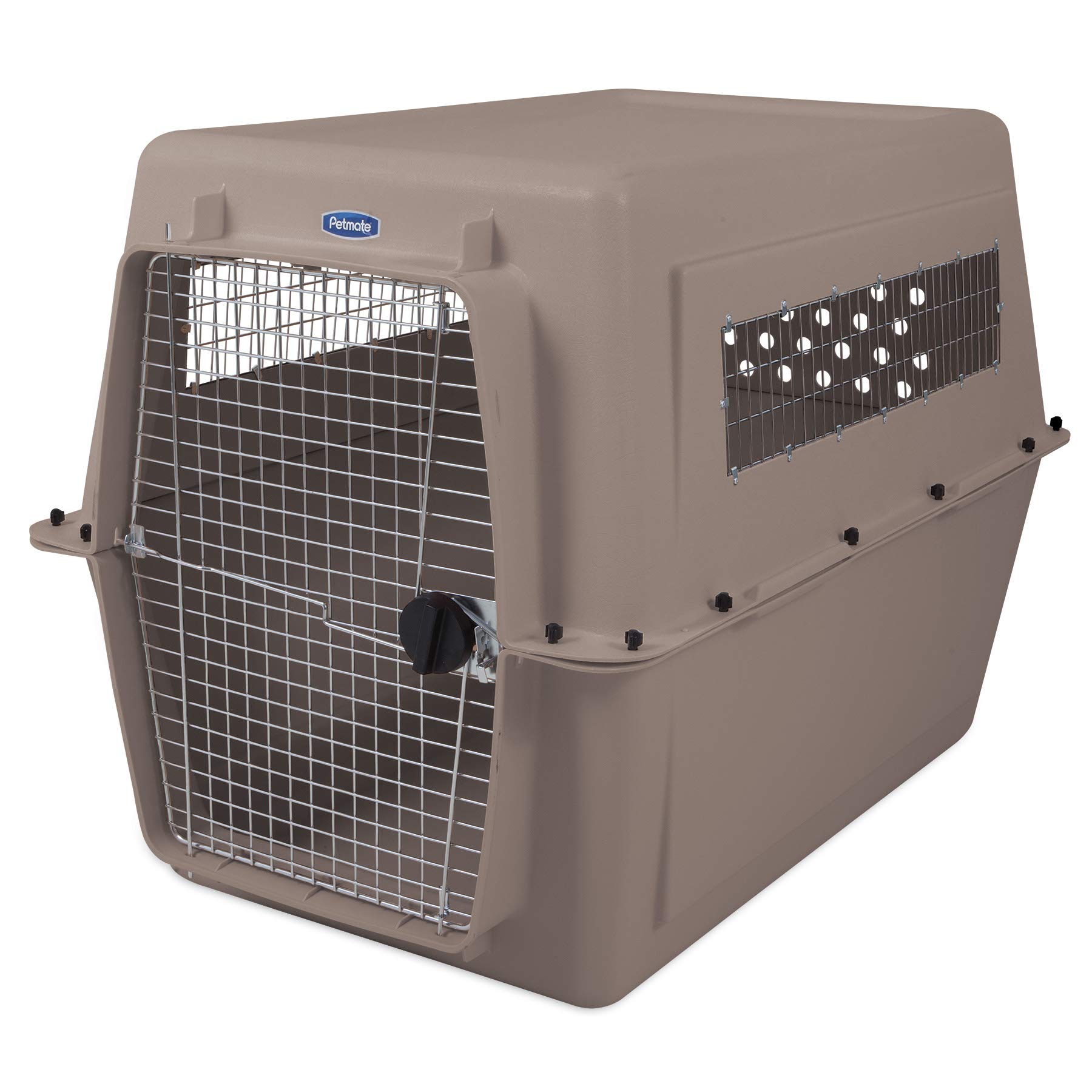 Petmate Ultra Vari Dog Kennel for Extra Large Dogs (Durable, Heavy Duty Dog Travel Crate, Made with Recycled Materials, 48 in. Long) 90 to 125 lbs, Made in USA