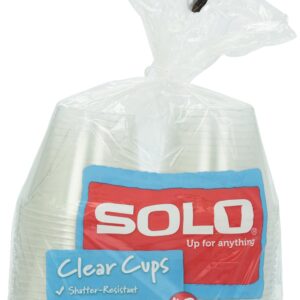 Solo Clear Plastic Cups, 9 oz, 40 ct