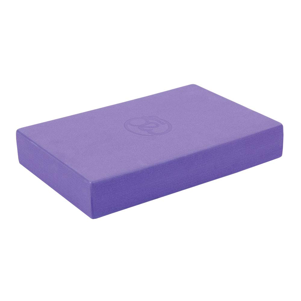 Yoga-Mad Hi Density Foam Yoga Block, Purple