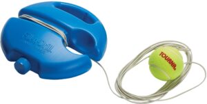 tourna fill & drill tennis trainer, the original patented water-filled base tennis trainer