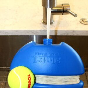 Tourna Fill & Drill Tennis Trainer, The Original Patented Water-Filled Base Tennis Trainer