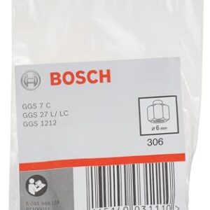 Bosch 2608570086 Collets and Locking Nuts, 8mm, Black