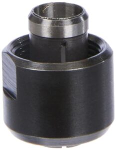 bosch 2608570086 collets and locking nuts, 8mm, black