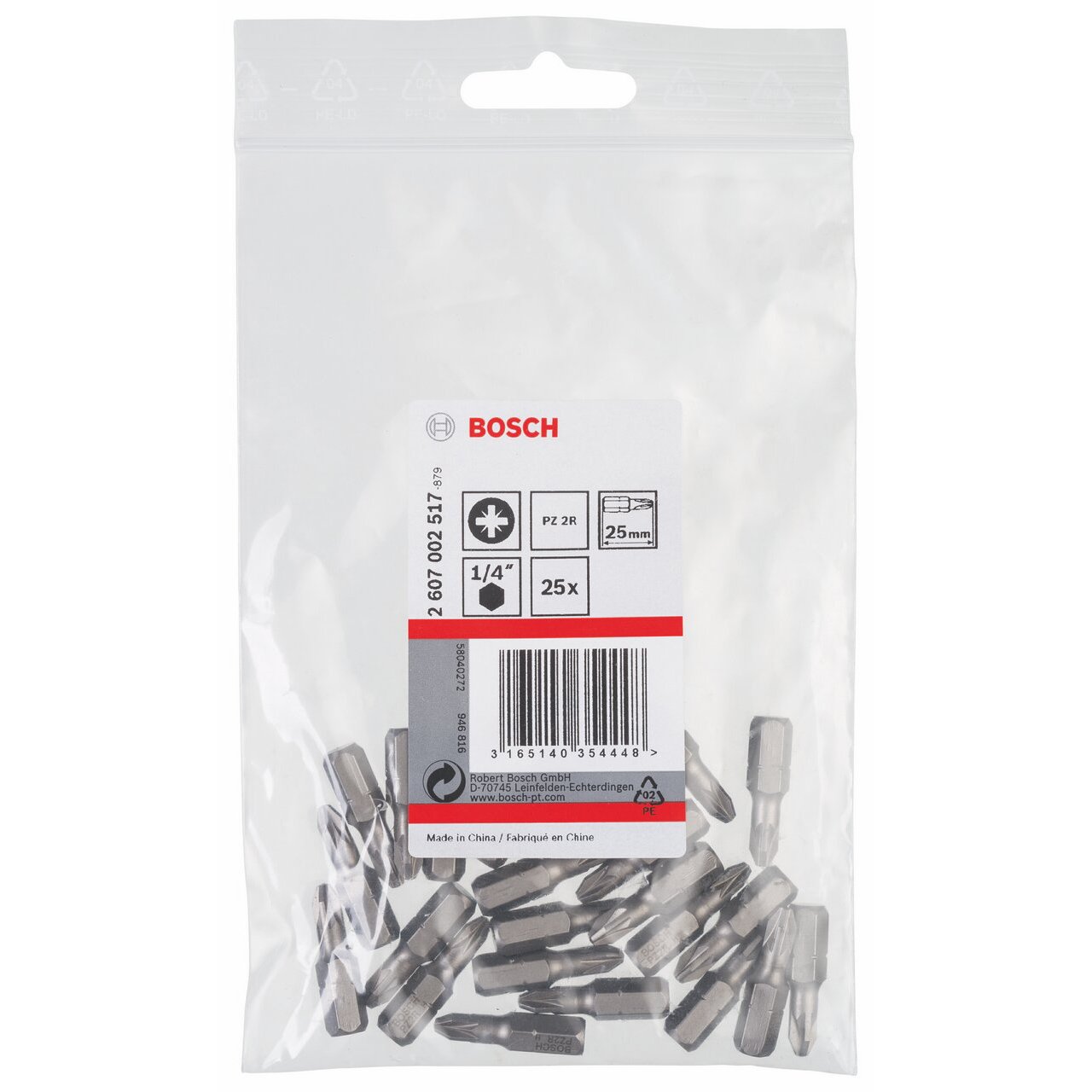 Bosch 2607002517 Extra Hard Screwdriver Bit